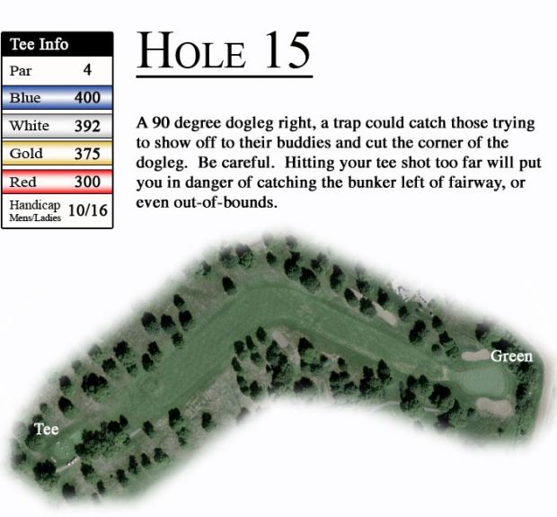 Scorecard Dahlgreen Golf Club